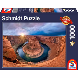 Schmidt Spiele Glen Canyon, Horseshoe Bend sur la Colorado River, 1000 pièce(s), Paysage, 12 an(s)