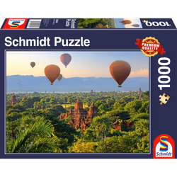 Schmidt Spiele Montgolfières, Mandalay, Myanmar, 1000 pièce(s), Paysage, 12 an(s)