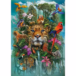 Schmidt Spiele König des Dschungels Jeu de puzzle 1000 pièce(s) Paysage