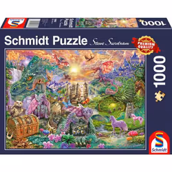 Schmidt Spiele Verzaubertes Drachenland, 1000 pièce(s), Fée