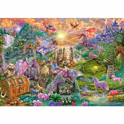 Schmidt Spiele Verzaubertes Drachenland Jeu de puzzle 1000 pièce(s) Fée