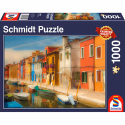 Schmidt Spiele Maisons colorées sur l'île de Burano, 1000 pièce(s), Autres