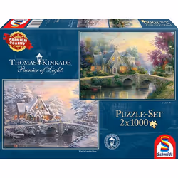 Schmidt Spiele Lamplight Manor/Hiver À Lamplight Manor