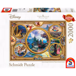 Schmidt Spiele Thomas Kinkade Studios: Disney Dreams Collection, 2000 pièce(s), Dessins animés