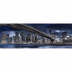 Schmidt Spiele New York, Dark Night Jeu de puzzle 1000 pièce(s) Ville