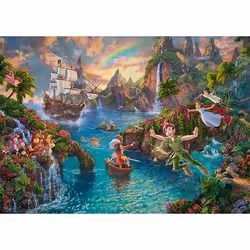 Schmidt Spiele Disney Peter Pan Jeu de puzzle 1000 pièce(s) Dessins animés