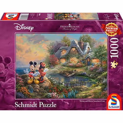 Schmidt Spiele Disney Sweethearts Mickey & Minnie, 1000 pièce(s), Dessins animés