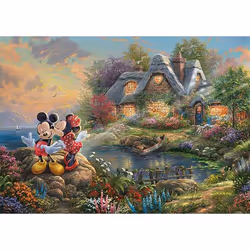 Schmidt Spiele Disney Sweethearts Mickey & Minnie Jeu de puzzle 1000 pièce(s) Dessins animés