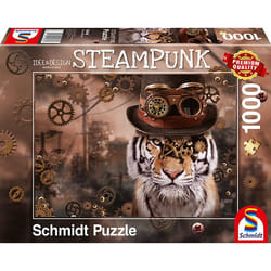 Schmidt Spiele Steampunk Tiger Contour pour puzzle 1000 pièce(s) Animaux