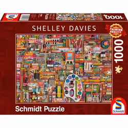 Schmidt Spiele Vintage Künstlermaterialien, 1000 pièce(s), Autres
