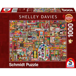 Schmidt Spiele Vintage Künstlermaterialien Jeu de puzzle 1000 pièce(s) Autres