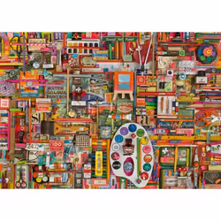 Schmidt Spiele Vintage Künstlermaterialien Jeu de puzzle 1000 pièce(s) Autres