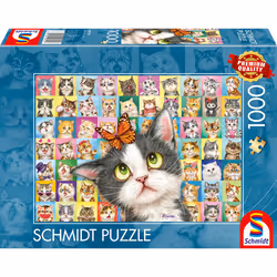 Schmidt Spiele Mimique de chat, 1000 pcs