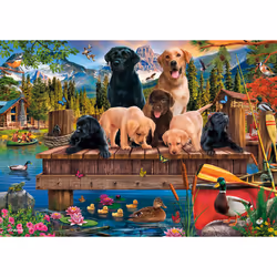 Schmidt Spiele Villégiature canine, 1000 pcs, Garçon/Fille