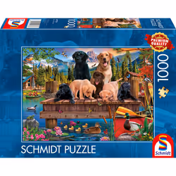 Schmidt Spiele Villégiature canine, 1000 pcs