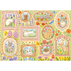 Schmidt Spiele Nobles chats parmi les fleurs, 1000 pcs