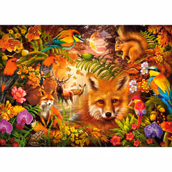 Schmidt Spiele Plumes, pelages et fleurs, 1000 pcs, Garçon/Fille
