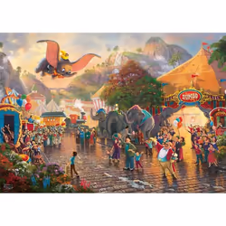 Schmidt Spiele Disney, Dumbo, 1000 pcs, 1000 pièce(s), Dessins animés