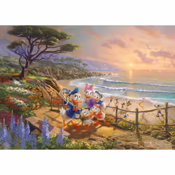 Schmidt Spiele Donald and Daisy A Duck Day Afternoon Jeu de puzzle 1000 pièce(s) Dessins animés