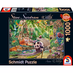 Schmidt Spiele La faune asiatique, 1000 pièce(s), Flore et faune