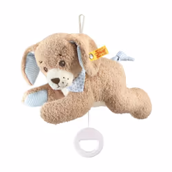 Steiff Good night dog music box, Peluche chien, Sonore