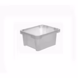 keeeper 10206 001000, Panier de rangement, Gris, Rectangulaire, Monochromatique, 22 L, 430 mm
