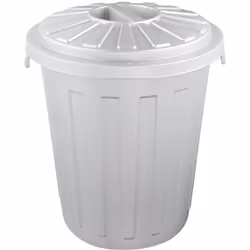 Accessoire polyvalent pour le jardin et la maison : Poubelle compacte avec couvercle verrouillable pour sacs poubelle de 10 à ...