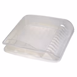 OKT Grand égouttoir à vaisselle avec plateau, Égouttoir, Pieds, Dessus de table, Couverts, Vaisselle, Transparent, 395 mm