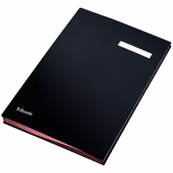 Esselte 621061, Parapheur, Carton, Polypropylène (PP), Noir, 240 mm, 28 mm, 340 mm