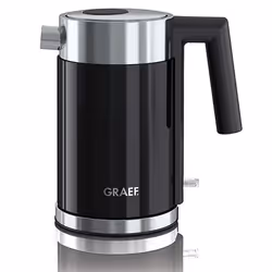 Graef WK 402, 1 L, 2015 W, Noir, Plastique, Acier inoxydable, Indicateur de niveau d'eau, Arrêt de sécurité en cas de surchau ...