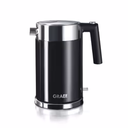 Graef WK 62 EU, 1,5 L, 2015 W, Noir, Acier inoxydable, Acier inoxydable, Indicateur de niveau d'eau, Arrêt de sécurité en cas ...