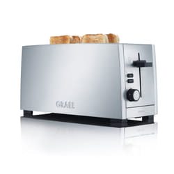 Graef TO 100 grille-pain 4 part(s) 1380 W Argent