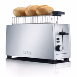 Graef TO 100 grille-pain 4 part(s) 1380 W Argent