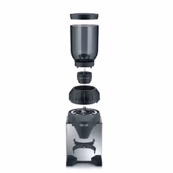 Graef CM 820 appareil à moudre le café 128 W Noir, Acier inoxydable