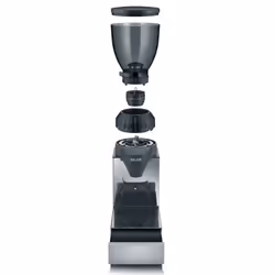 Graef CM 850 appareil à moudre le café 128 W Noir, Acier inoxydable