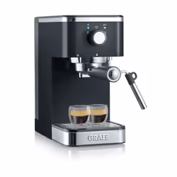 Graef ES 402, Machine à expresso, 1,25 L, Café moulu, 1400 W, Noir, Acier satin