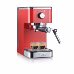 Graef salita ES 403, Machine à expresso, 1,25 L, Café moulu, 1400 W, Rouge