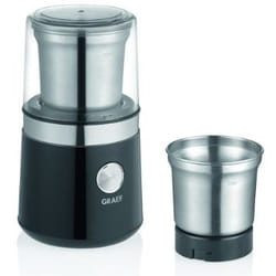 Graef CM 102 appareil à moudre le café 200 W Noir, Argent