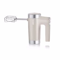 Graef HM508, Batteur à main, Taupe, Batteur, Pétrisseur, Mélange, Mélange, 1,65 m, 1080 tr/min, Boutons