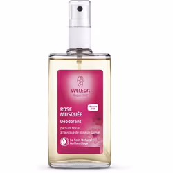 Weleda Déodorant à la Rose 100 ml, Femmes, Déodorant, Déodorant spray, Spray, 100 ml, 24 h
