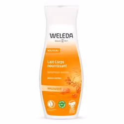 Weleda Lait Corps nourrissant Argousier 200 ml, Lotion, Femmes, Hydratant, Nourrissant, Renforcer, Peau sèche, 200 ml, Boutei ...