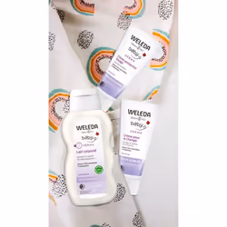 Weleda Baby Derma Lait Corporel À La Mauve Blanche 200 ml