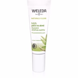 Fini les boutons d'acné et les marques rouges sur le visage. Le soin anti-imperfections Weleda Naturally Clear S.O.S. Spot Tr ...