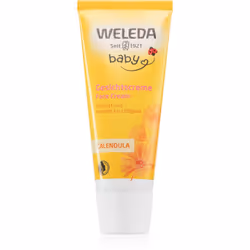 Une crème visage au calendula qui garantira la douceur des joues de votre enfant.