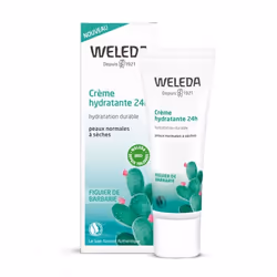 Weleda Crème hydratante 24h 30 ml, Crème, Femmes, Hydratant, Rafraîchissant, Peau sèche, Peau normale, 30 ml, 30 g