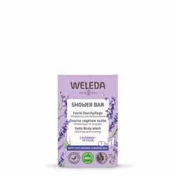 Weleda 6246X9, Corps, Savon en pain, Nettoyant, Relaxation, Lavande, Rectangulaire, Beurre de karité