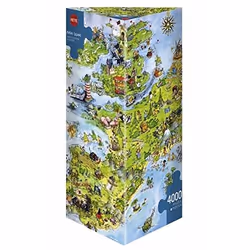 Heye Puzzle 08854, 4000 pièce(s), Cartes