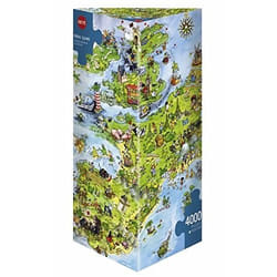 Heye Puzzle 08854 puzzle Contour pour puzzle 4000 pièce(s) Cartes