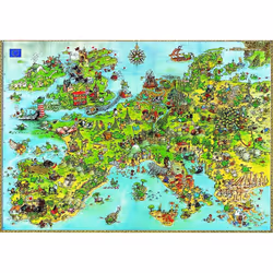 Heye Puzzle 08854 puzzle Contour pour puzzle 4000 pièce(s) Cartes
