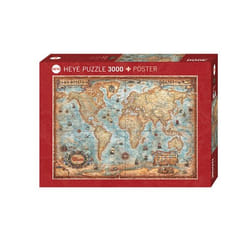 Heye Puzzle 29275 puzzle Contour pour puzzle 3000 pièce(s) Cartes